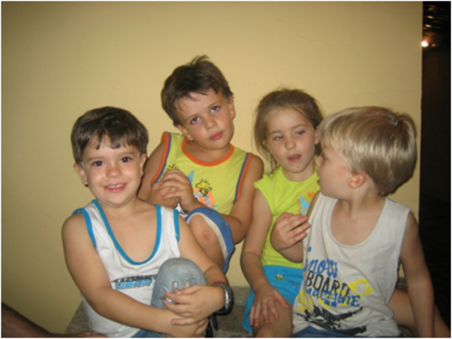 Em Limeira com meus primos