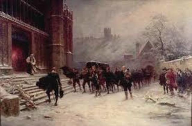 Cromwell's forces capture the king