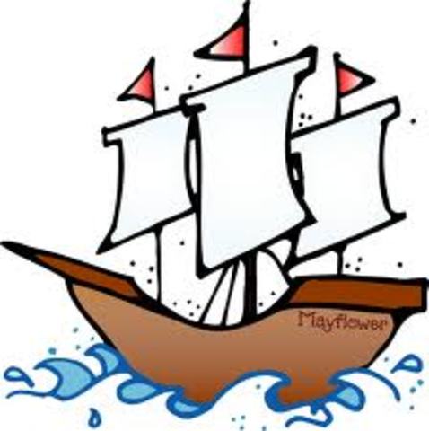 Mayflower Leaves England