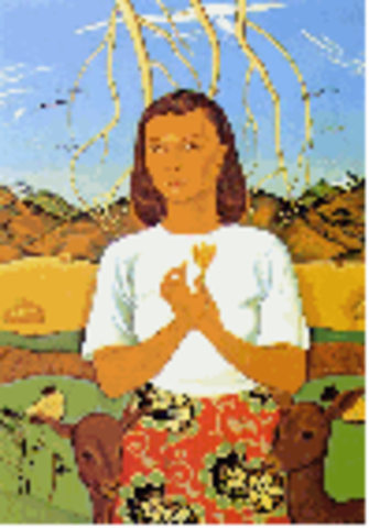 Painted "A Goddess of Mercy"