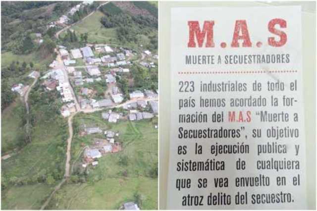 Nace el grupo MAS ( Muerte a secuestradores)