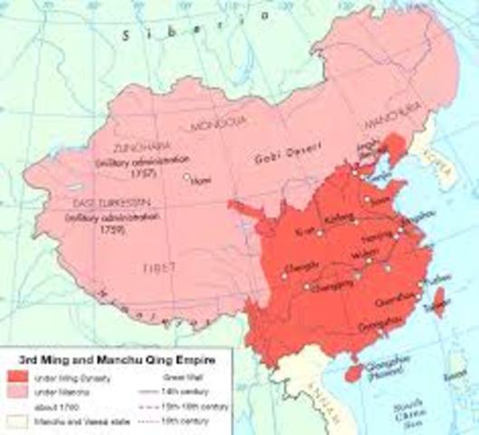 The Manchu/Qing Dynasty
