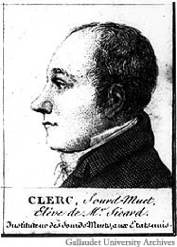Clerc addressed the Connecticut Legislature