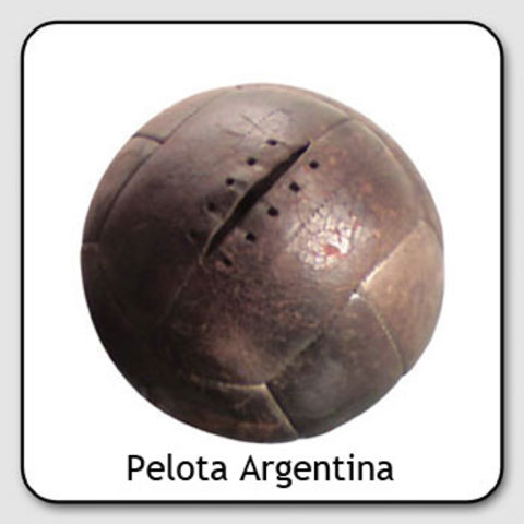 La pelota de fútbol sin costura y con válvula de seguridad.