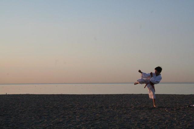 J'ai commencé le karaté