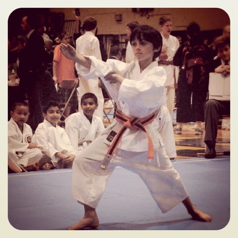 J'ai participé à 10 tournois de karaté