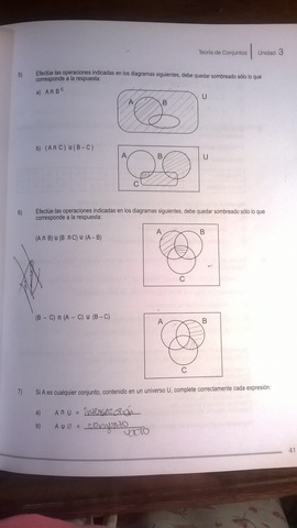 Tarea y Ejercicio de Conjuntos