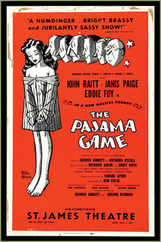 The Pajama Game Opens on Broadway