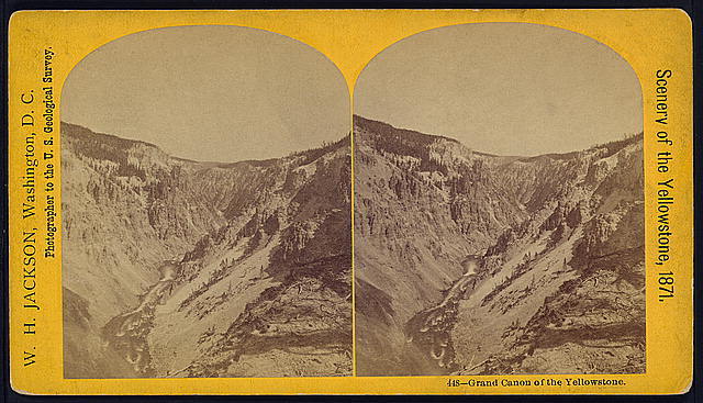 The First Published Photographs of Yellowstone