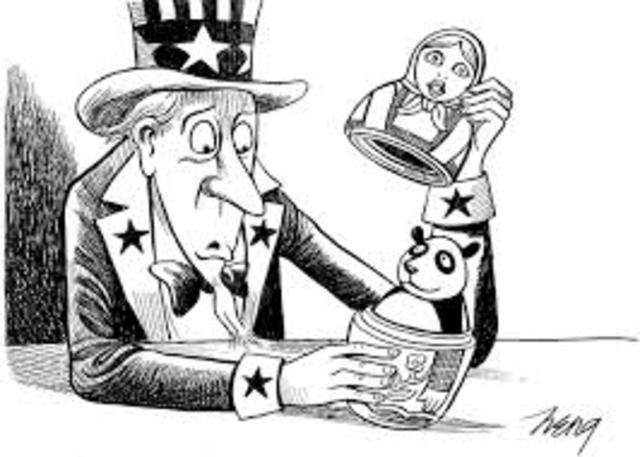 U.S. and China establish diplomatic relations.