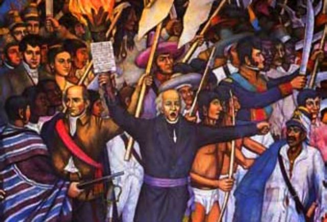 Padre Hidalgo calls for Mexican Independence
