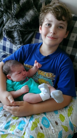 First Time Holding Baby Niece Valorie