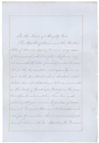 The Gasden Purchase Treaty