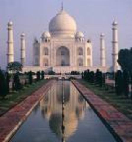 The Taj Mahal was complete