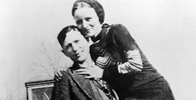 Bonnie and Clyde Killed by the Police