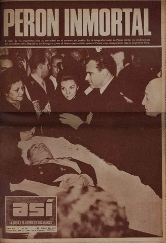 Muere Perón
