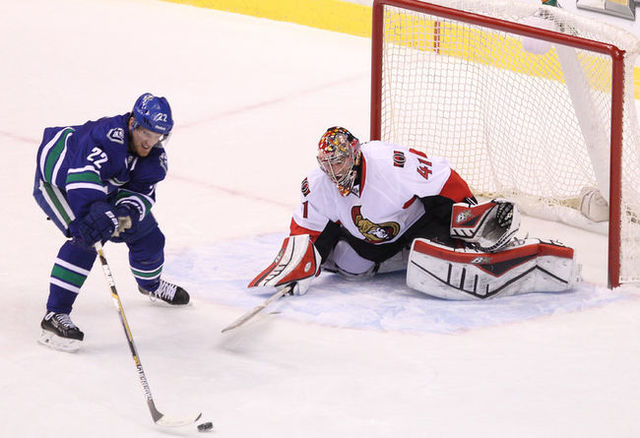 Canucks 4, Sens 3 (OT)