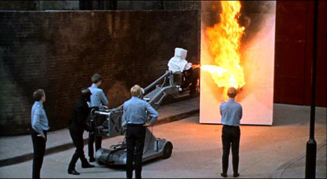 The Mechanical Hound is unfriendly to Montag