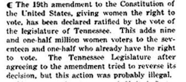 19th Amendment