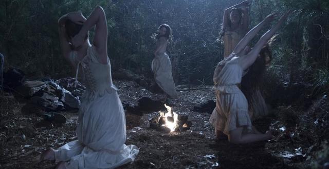 Her and her friends were cought dancing in the woods.