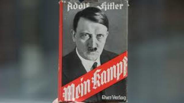 Hitler's book "Mein Kampf"(My struggle) published