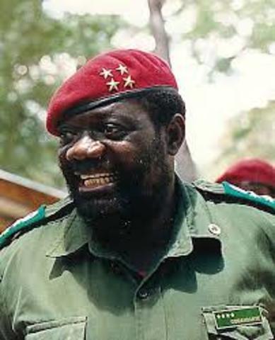 Soviet and Cuban forces help install Communist government in Angola