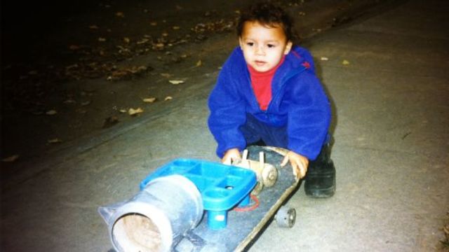 Nyjah Huston learns to Skate.