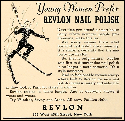 Revlon Founded, Introduces Pigmented Nail Polish