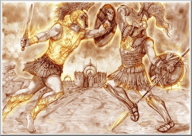 Menelaus finds that Helen is gone