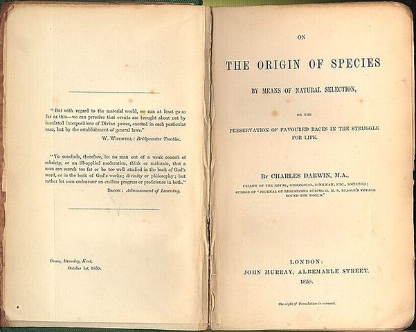 Obra de l'origen de les espècies