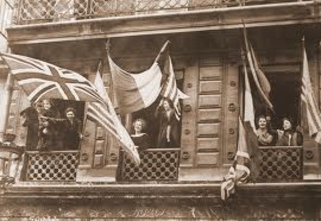 de oorlog is voorbij