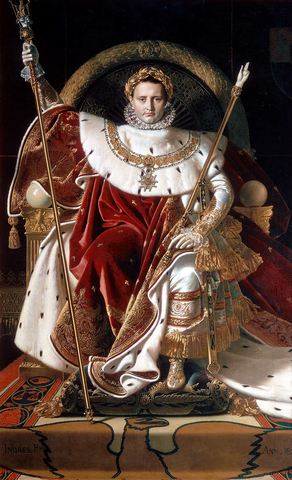 Napoleon crowns himself emperor, begins to create a vast European Empire