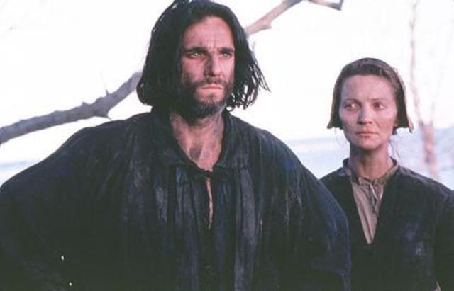 Proctor and Elizabeth discuss whether or not he should save his life.