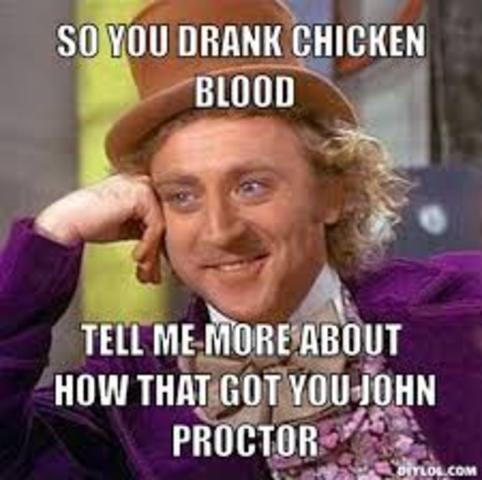 Proctor confesses to lechery.