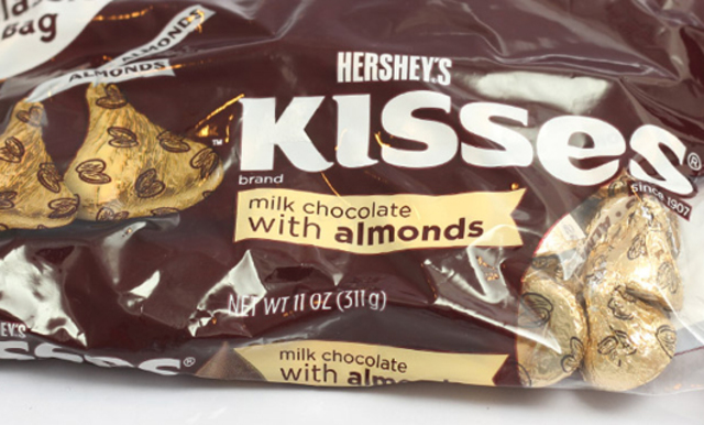 Hershey's Kisses with almonds