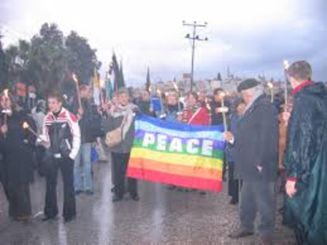 dag van de vredesdemonstratie