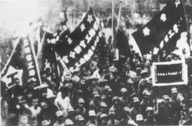 REVOLUTION BEGAN AMONGST SOLDIERS IN WUCHANG