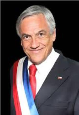 Sworn in as President