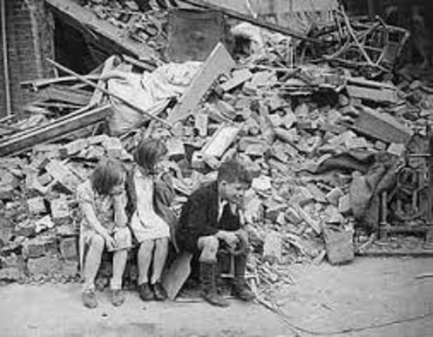 Britain begin a desert offensive in North Africa against the ItaliansAir raids continue on London