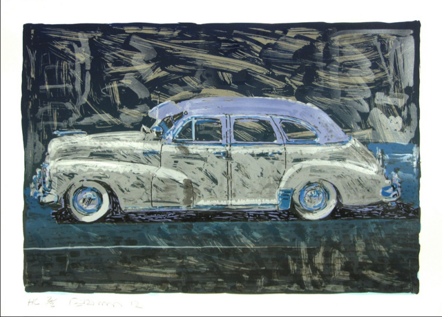 Frank pintó "Chevy Lowrider" en 1995