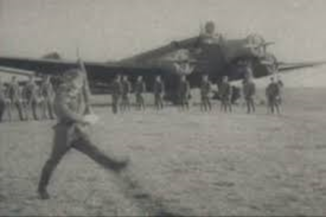 German airforce invades Poland