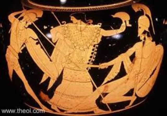 Achilles fights again to Avenge Patroclus