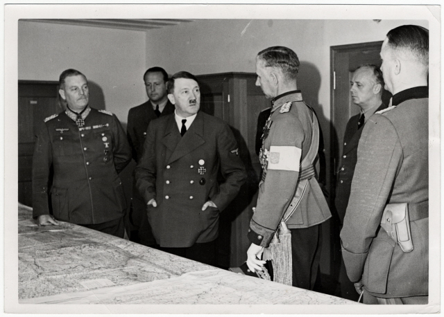 Hitler Talks to Military Advisors