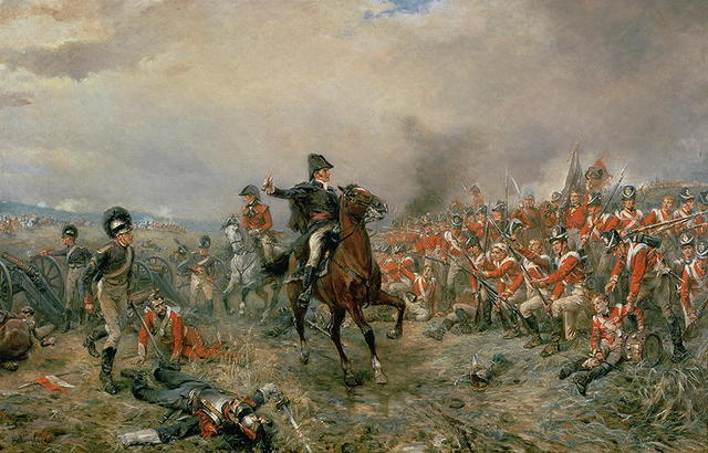 Napoleon is defeated at the Battle of Waterloo