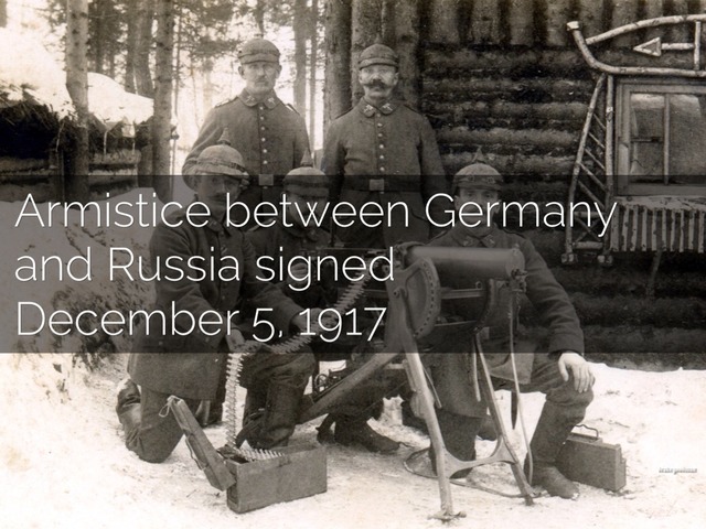 Russia and Germany Make Peace