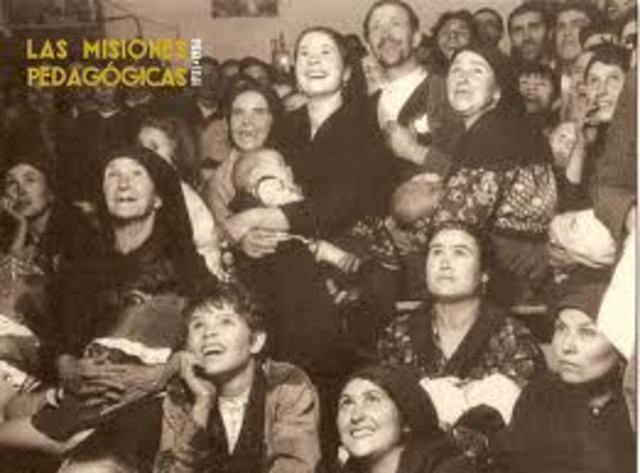creacion de las MISIONES PEDAGÓGICAS