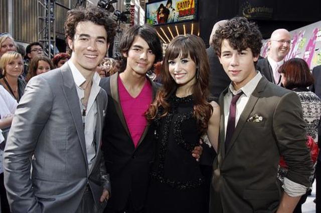 Lavato preformed with Jonas Brothers after Camp Rock was recorded