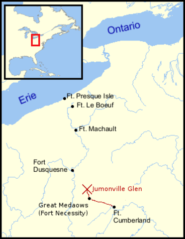 La bataille de Jumonville Glen