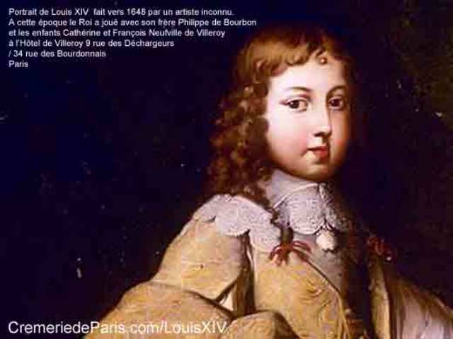 Louis XIV becomes king of France
