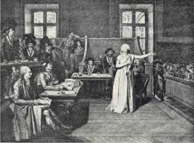 Creación del Tribunal Revolucionario y el Comité de Salvación Pública.